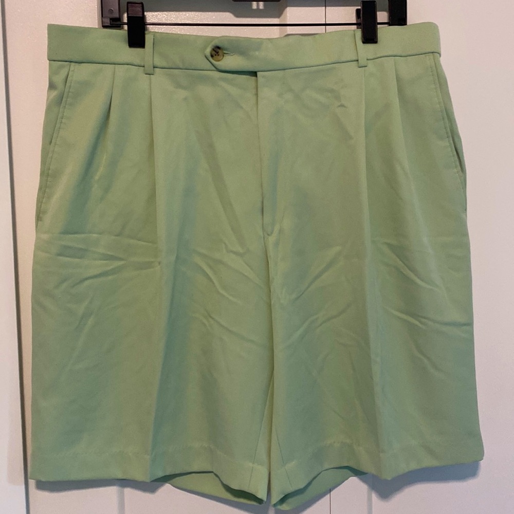 Ballin Relax Comfort Eze Pleated Golf Chino Shorts Men's |Size 36